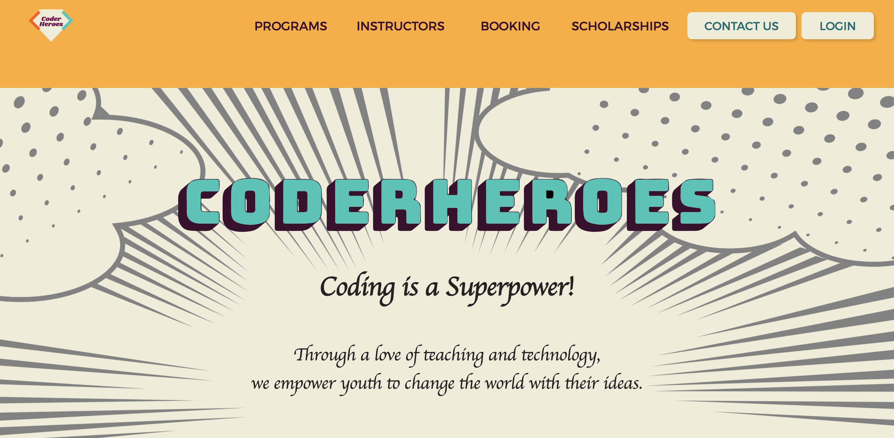 CoderHeroes Homepage